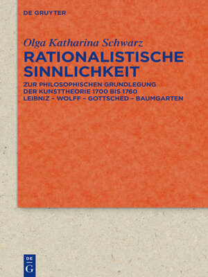 cover image of Rationalistische Sinnlichkeit
